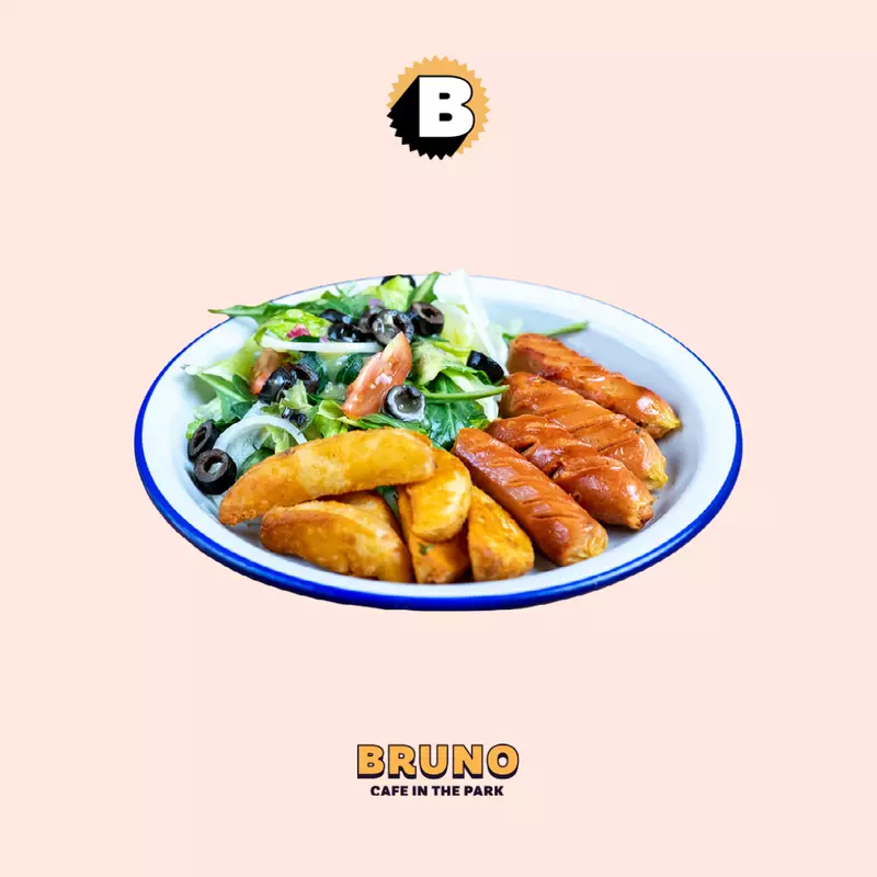Sausage and Salad