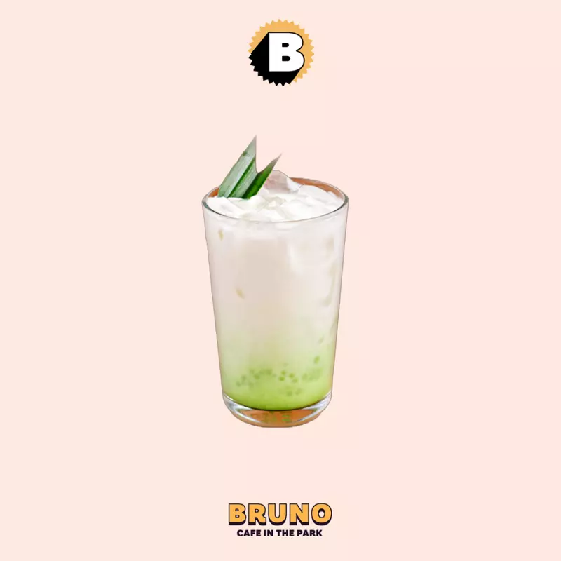 Coconut Pandan With Sagoo