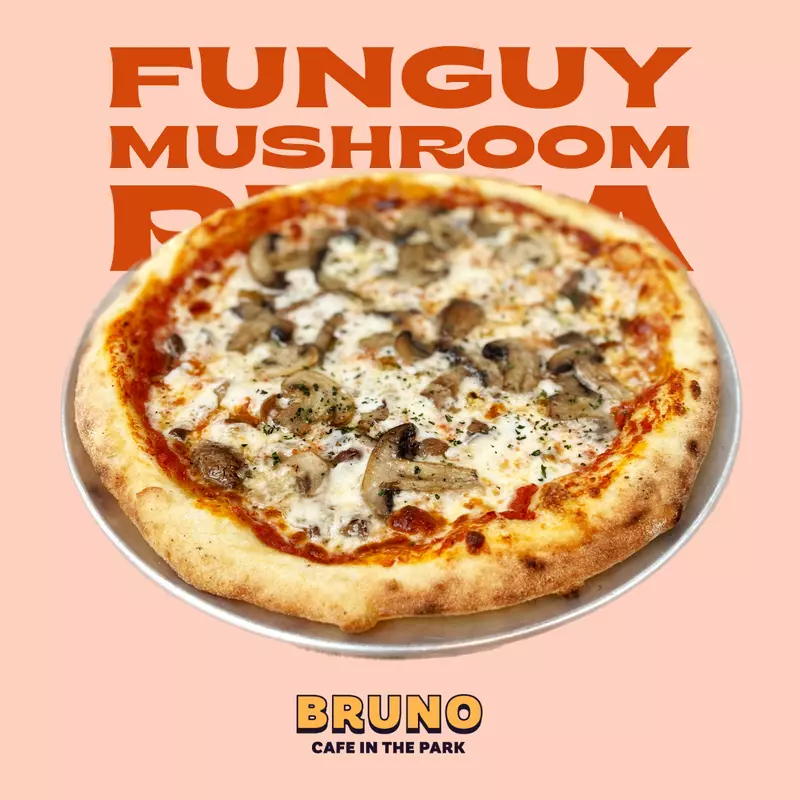 Fun Guy Mushroom Pizza