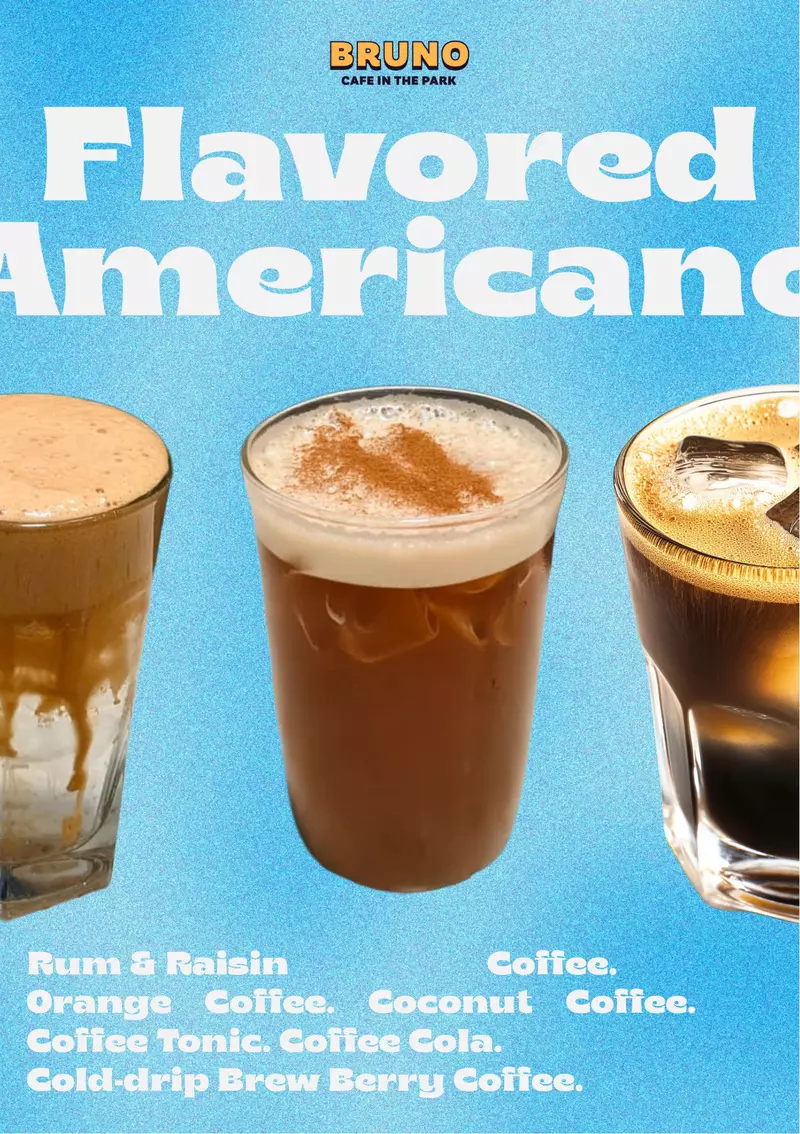 Iced Rum Raisin Americano
