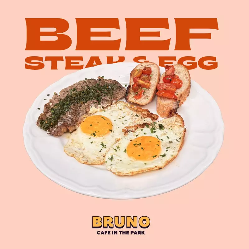 Beef Steak and Egg
